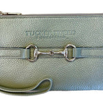 Tucker Tweed Equestrian Gold Wellington Wristlet, MOVING SALE Discount