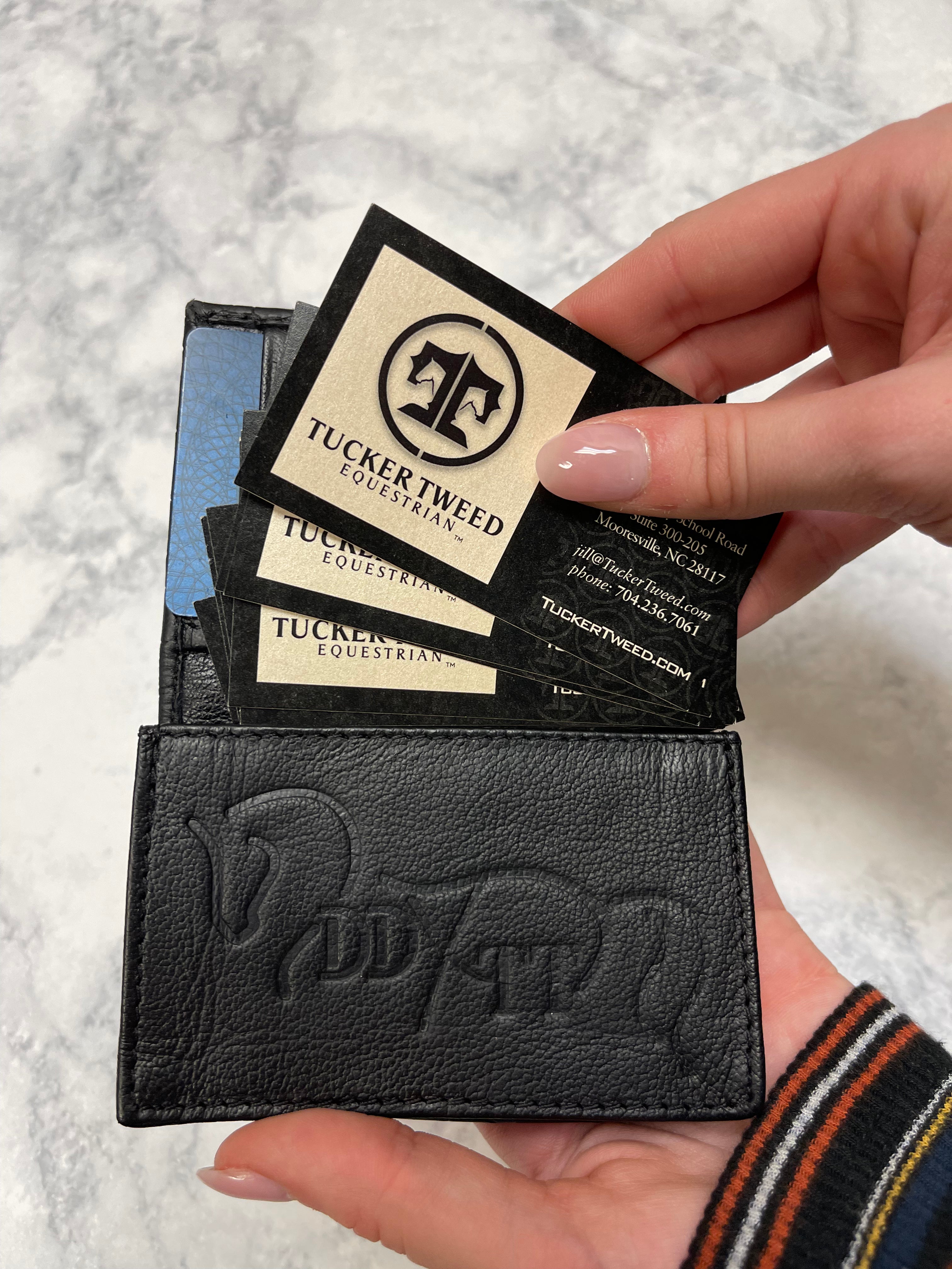 Tucker Tweed Leather Handbags The Donadt x TT Collaboration Minimalist Wallet