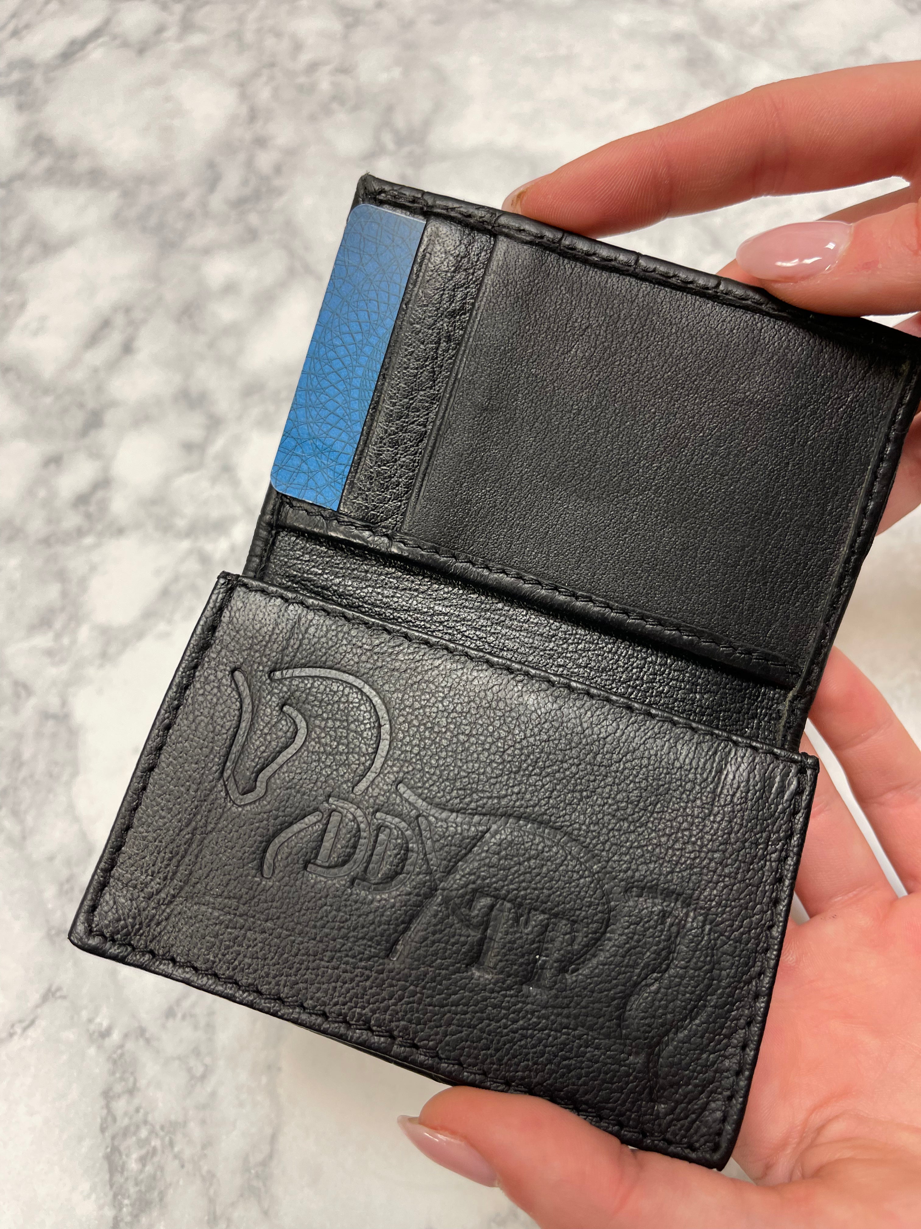 Tucker Tweed Leather Handbags The Donadt x TT Collaboration Minimalist Wallet