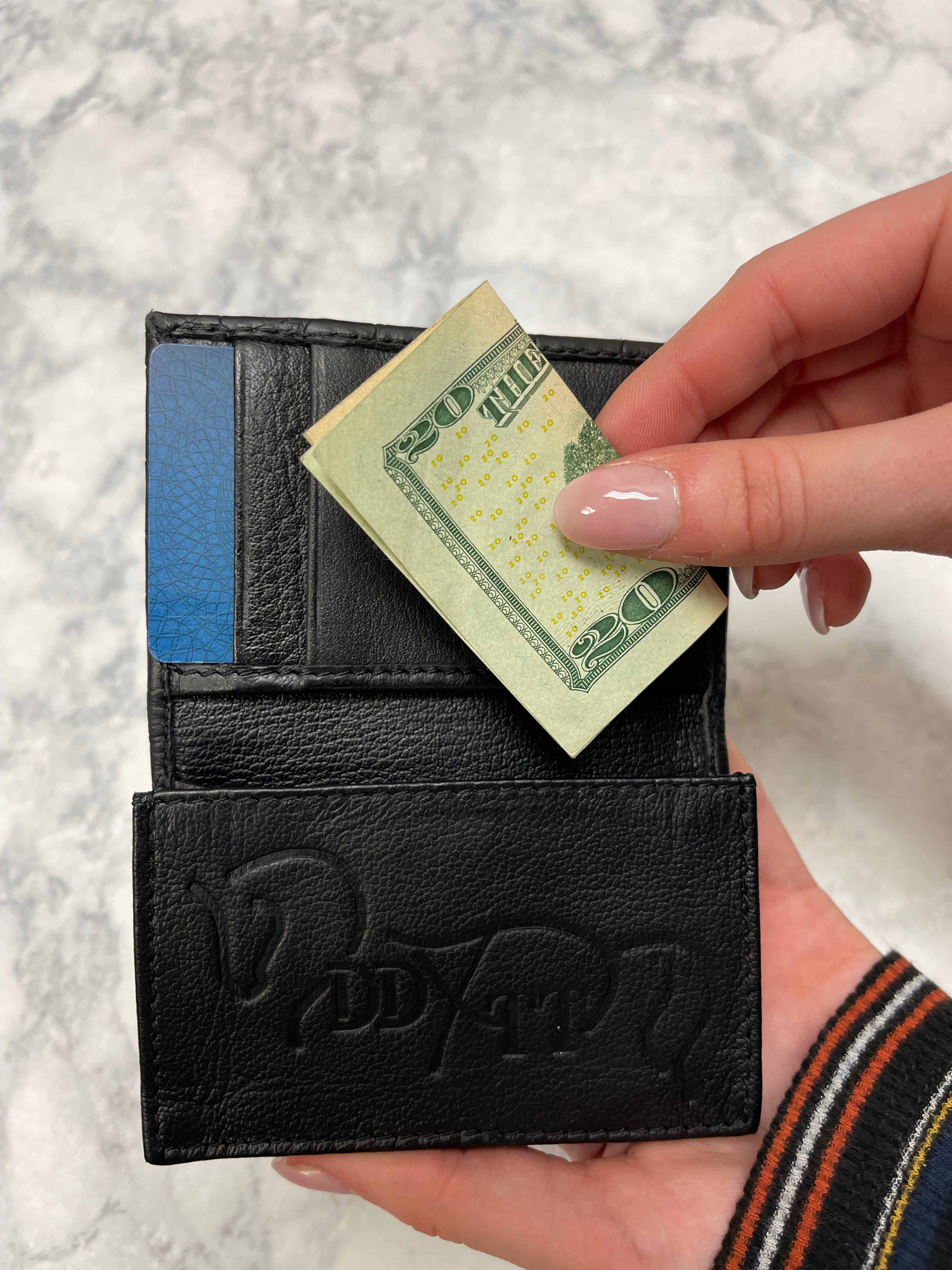 Tucker Tweed Leather Handbags The Donadt x TT Collaboration Minimalist Wallet
