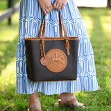 Tucker Tweed Leather Handbags The James River Carry All: Dressage