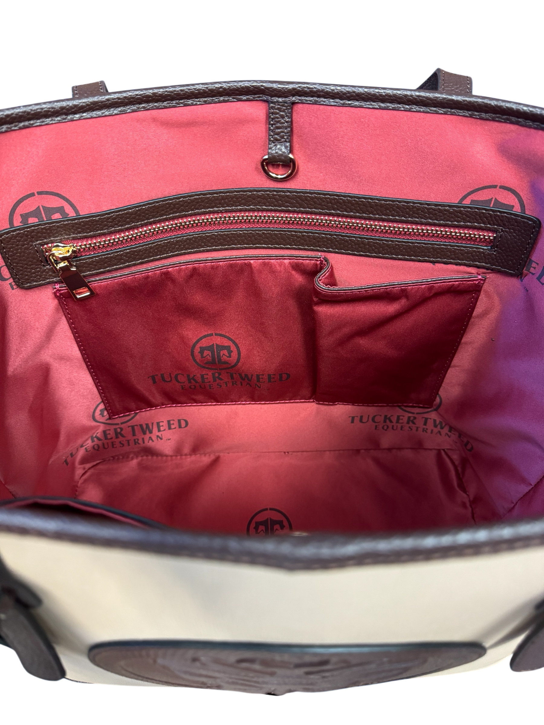 Tucker Tweed Leather Handbags The James River Carry All: Foxhunting
