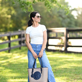 Tucker Tweed Leather Handbags The James River Carry All: Foxhunting