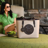 Tucker Tweed Leather Handbags The James River Carry All: Foxhunting