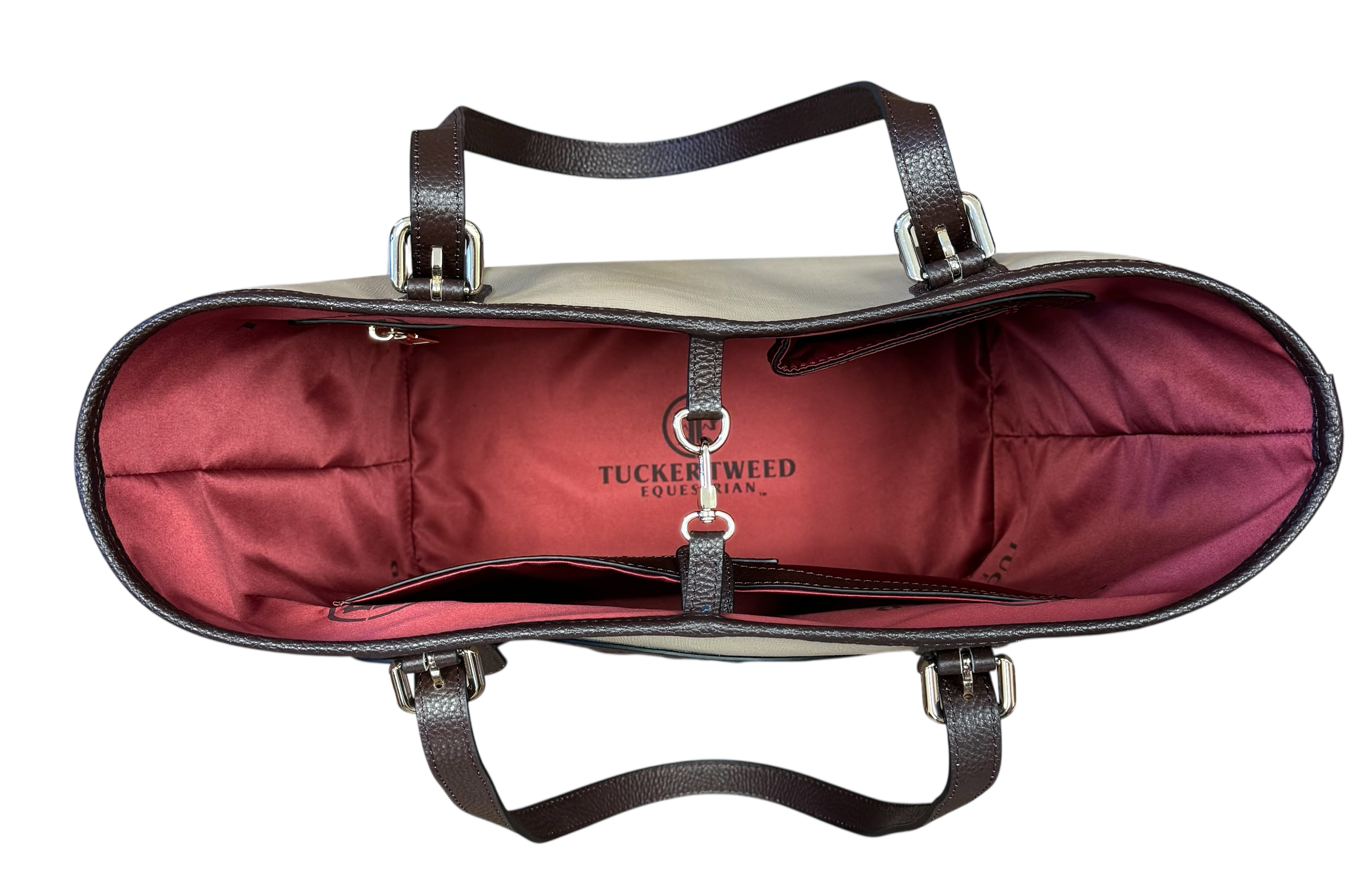 Tucker Tweed Leather Handbags The James River Carry All: Hunter/Jumper