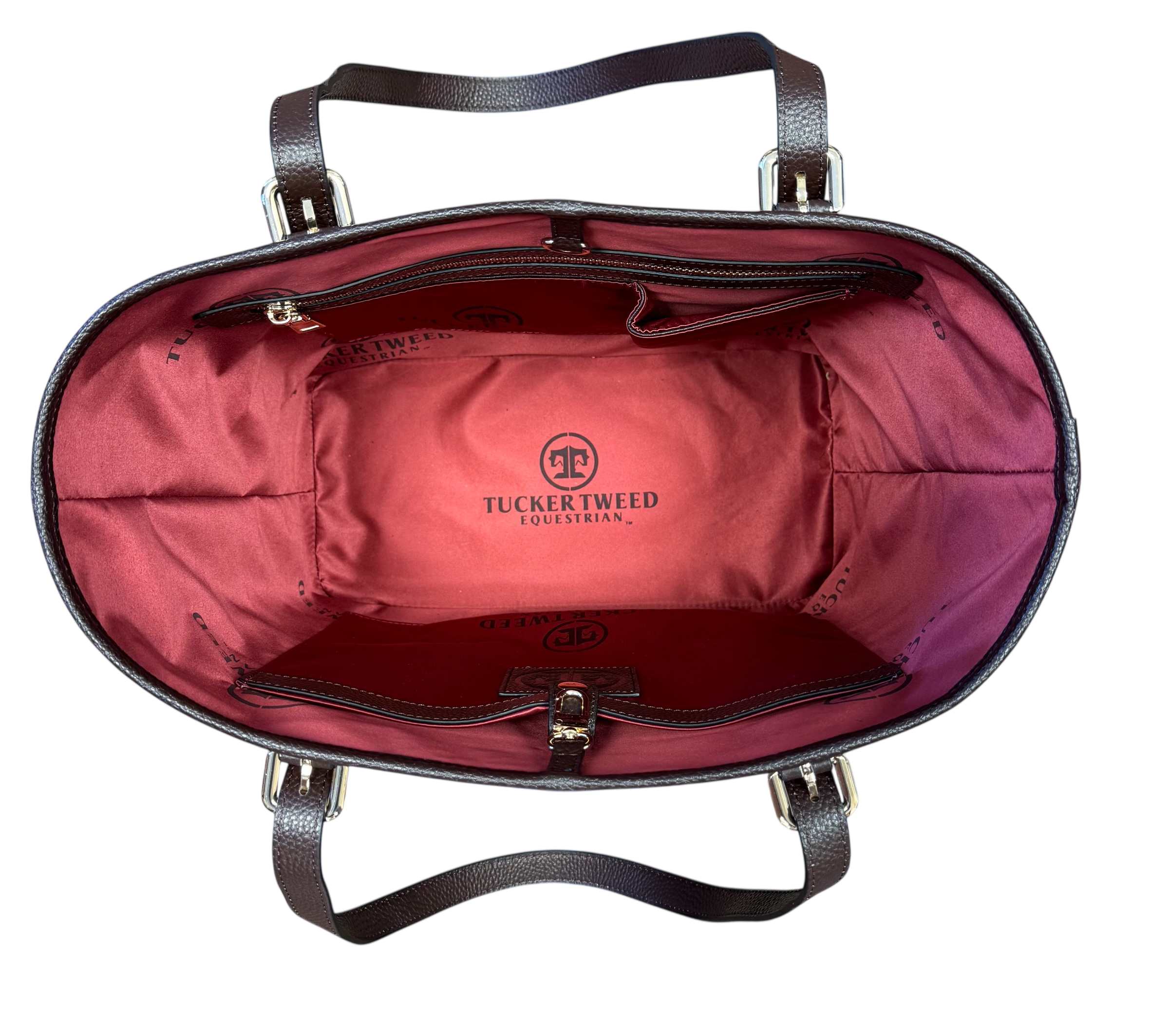 Tucker Tweed Leather Handbags The James River Carry All: Hunter/Jumper