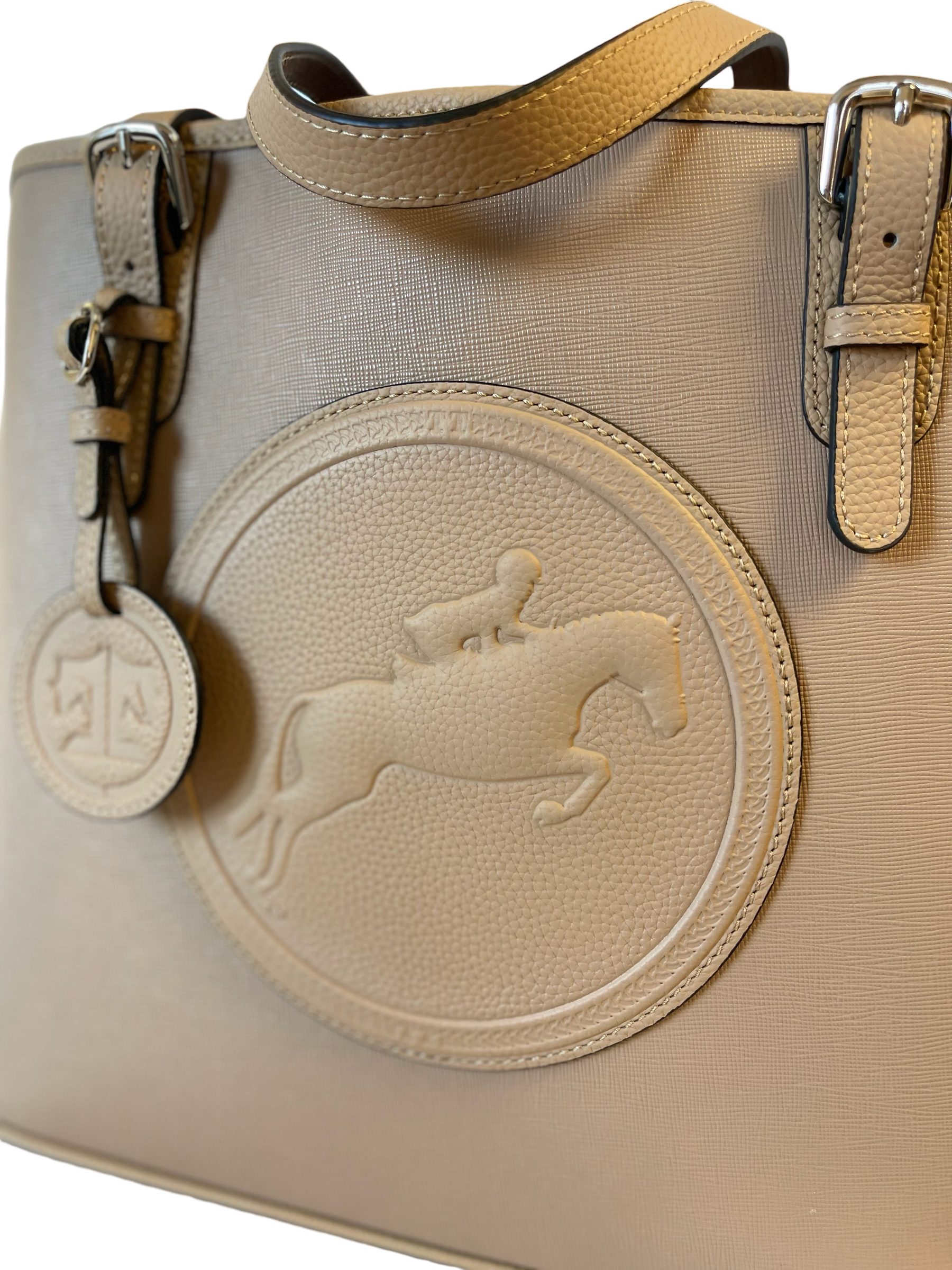 Tucker Tweed Leather Handbags The James River Carry All: Hunter/Jumper