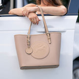 Tucker Tweed Leather Handbags The James River Carry All: Hunter/Jumper