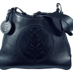 Tucker Tweed Leather Handbags Black / Foxhunting The Tweed Manor Tote: Foxhunting