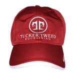 Tucker Tweed Apparel  Red/White Tucker Tweed Equestrian Embroidered Hat