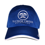 Tucker Tweed Apparel  Royal Blue/White Tucker Tweed Equestrian Embroidered Hat